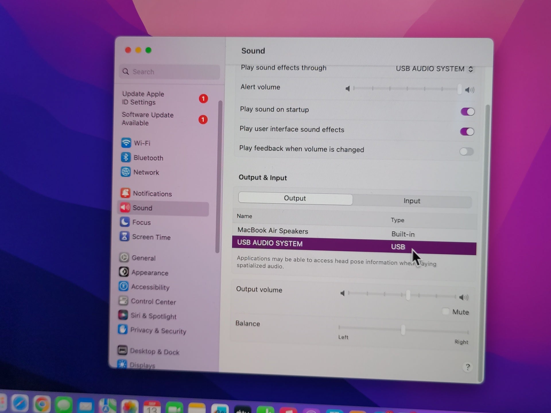 When I plug a 3.5mm headset into the Displaylink Docking Station when using MacOS, the headset cannot output sound. How to solve it?