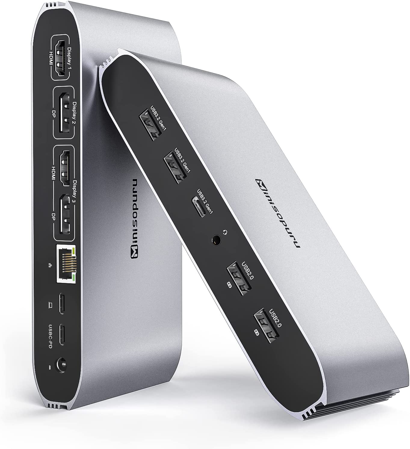 Introducing the minisopuru DS808 DisplayLink Docking Station