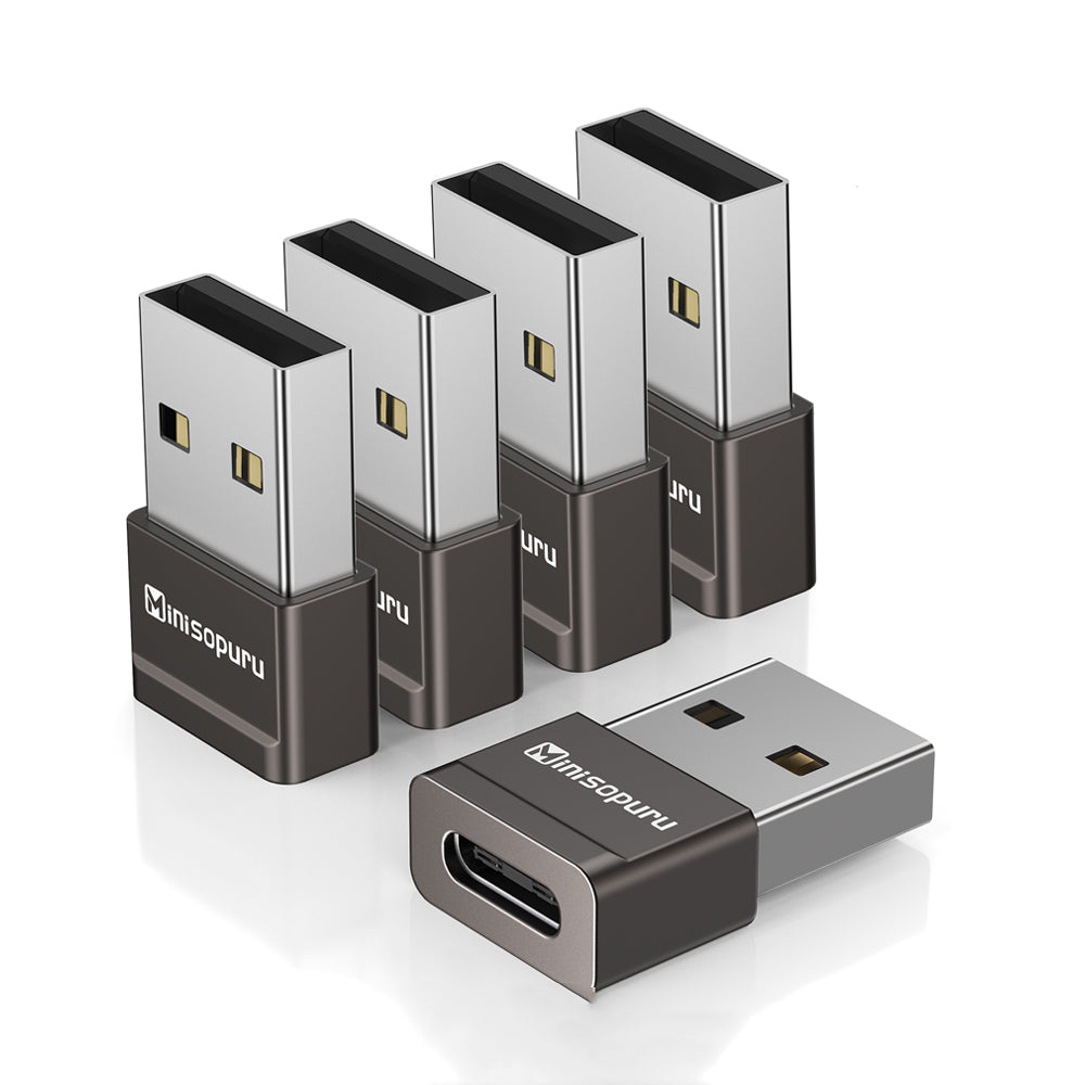 Minisopuru USB to USB C Adapter to Male Charger Converter|MAC802