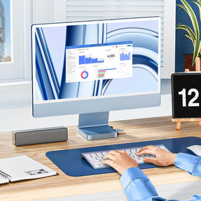 Minisopuru 10Gbps USB C Docking Station For 24" iMac M3【Blue】|DS802-B