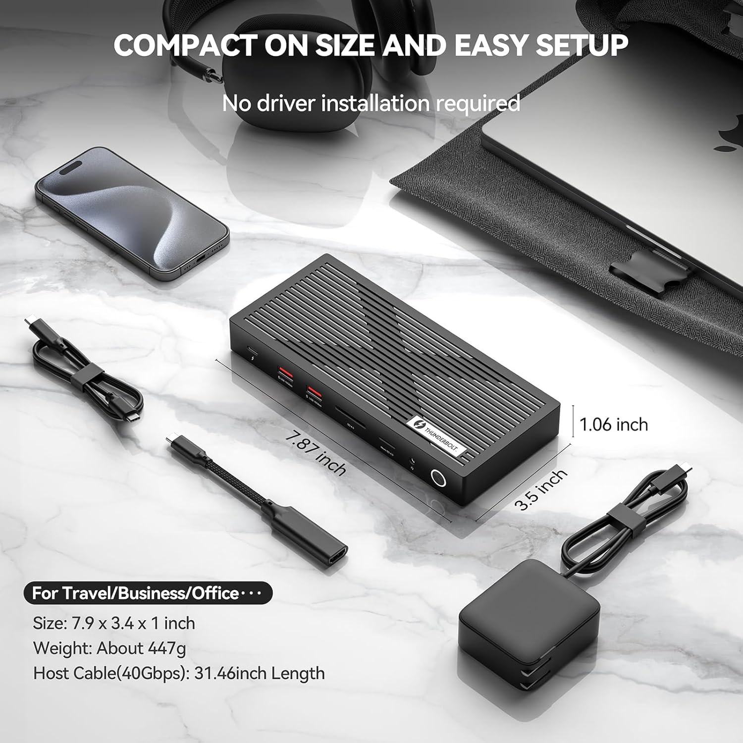 Minisopuru Thunderbolt 4 Docking Station | MT827A