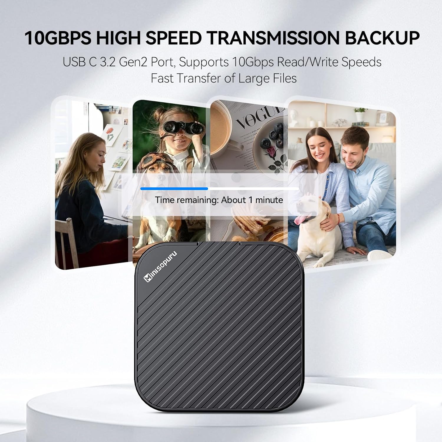 Minisopuru 2230 Magnetic NVMe Enclosure for iphone 15/iphone 15 Pro | MECX15