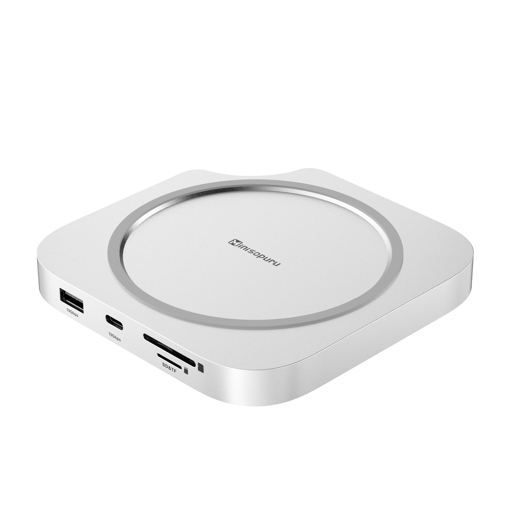 Minisopuru iExpandMate™ Mac Mini Hub & Stand with SSD Enclosure for Mac Mini M4/M4 Pro | MINI4PRO Plus