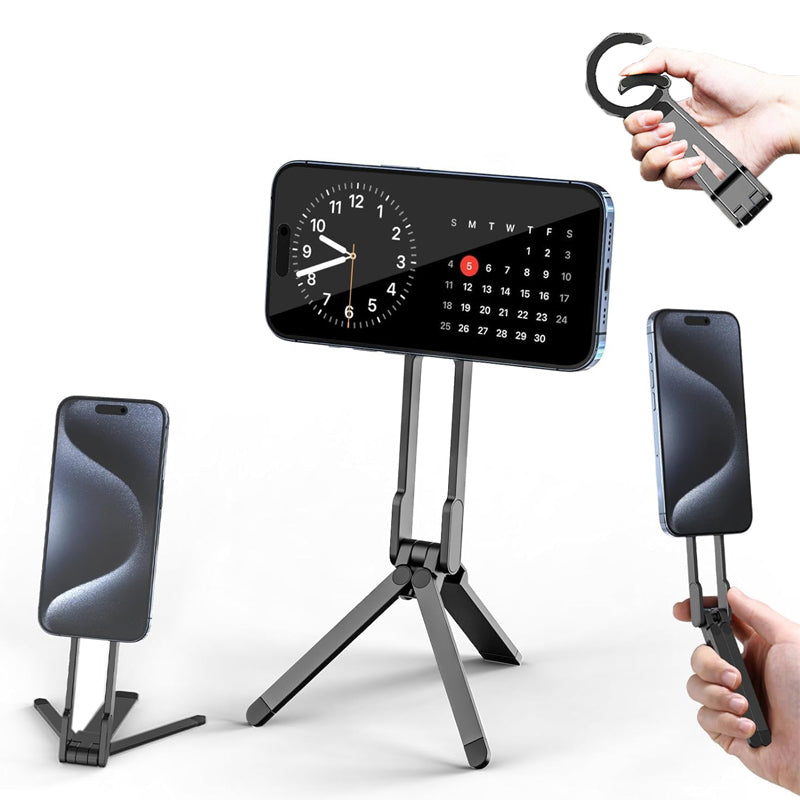Magnetic Phone Tripod Stand |MZ25413_silver