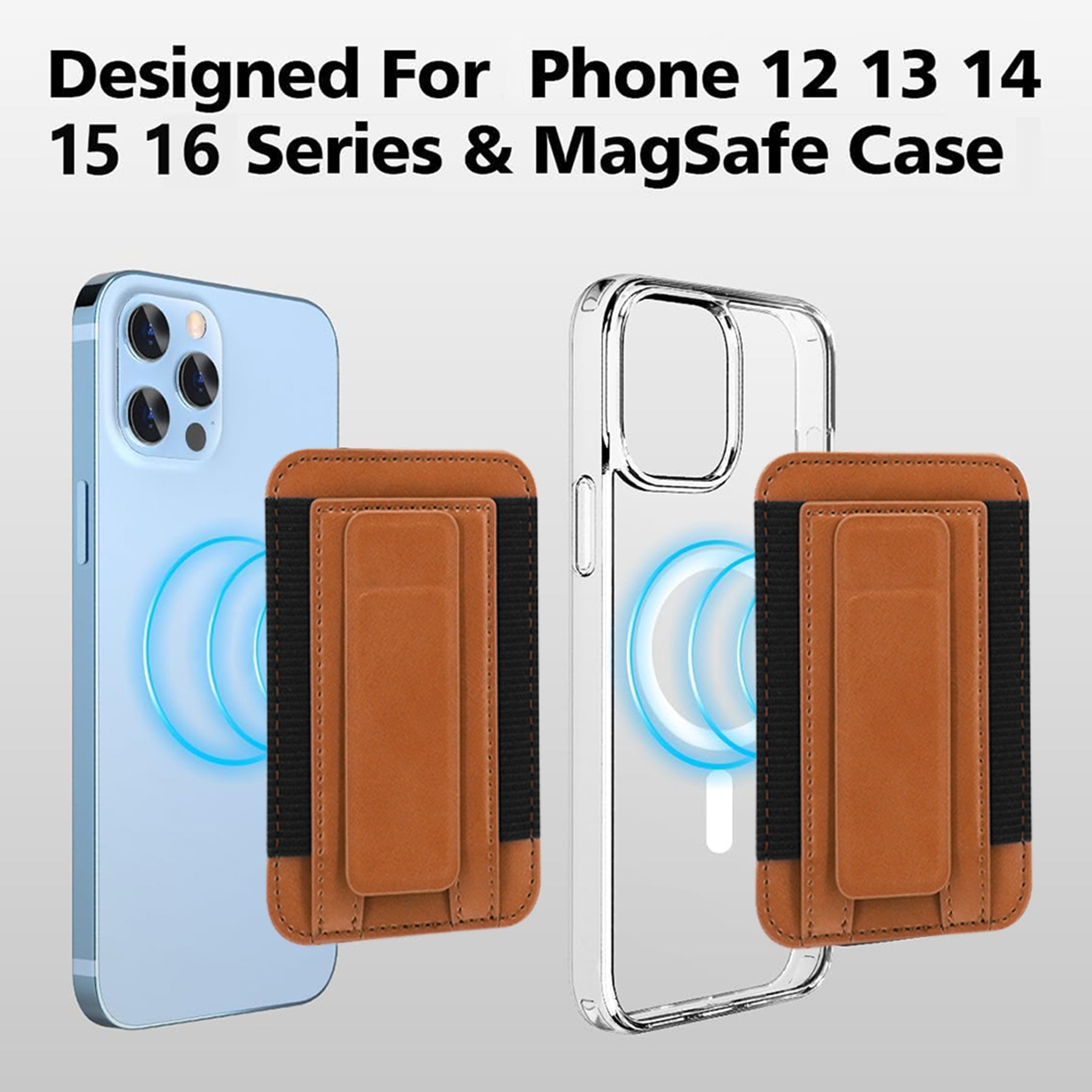 MagSafe Leather Wallet Case For iPhone | MB2549