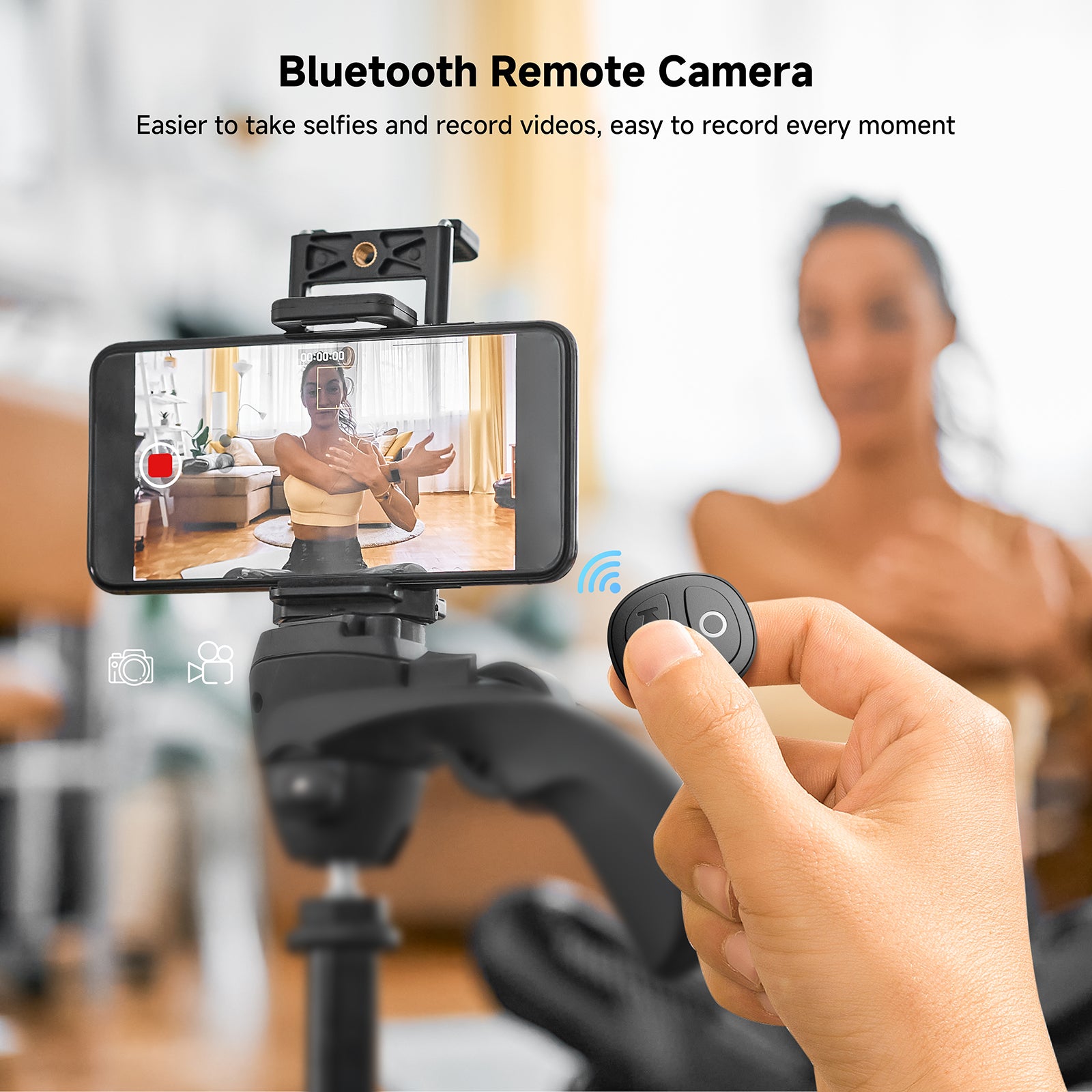 Tiktok Ring Scroller Blutooth Remote Control |D-D02