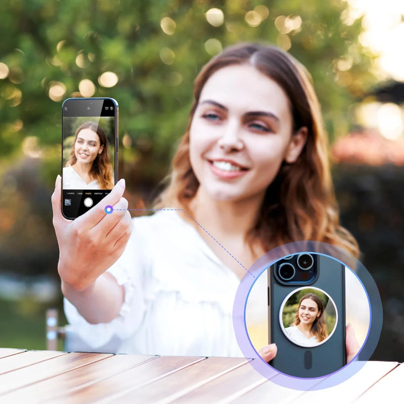 Selfie Vlog Mirror HD Photo Assist Camera Convex Mirror for IPhone|XC2412012