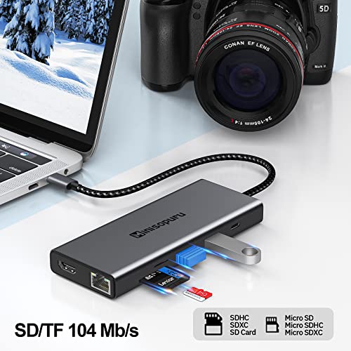 Minisopuru 10Gbps 10 in 1  USB-C & USB-A Hub | 193i