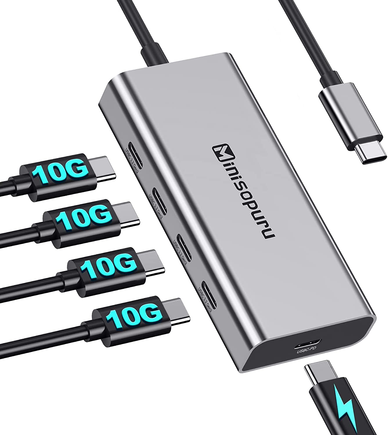 MINISOPURU C HUB | USB-C With 100W POWER DELIVERY