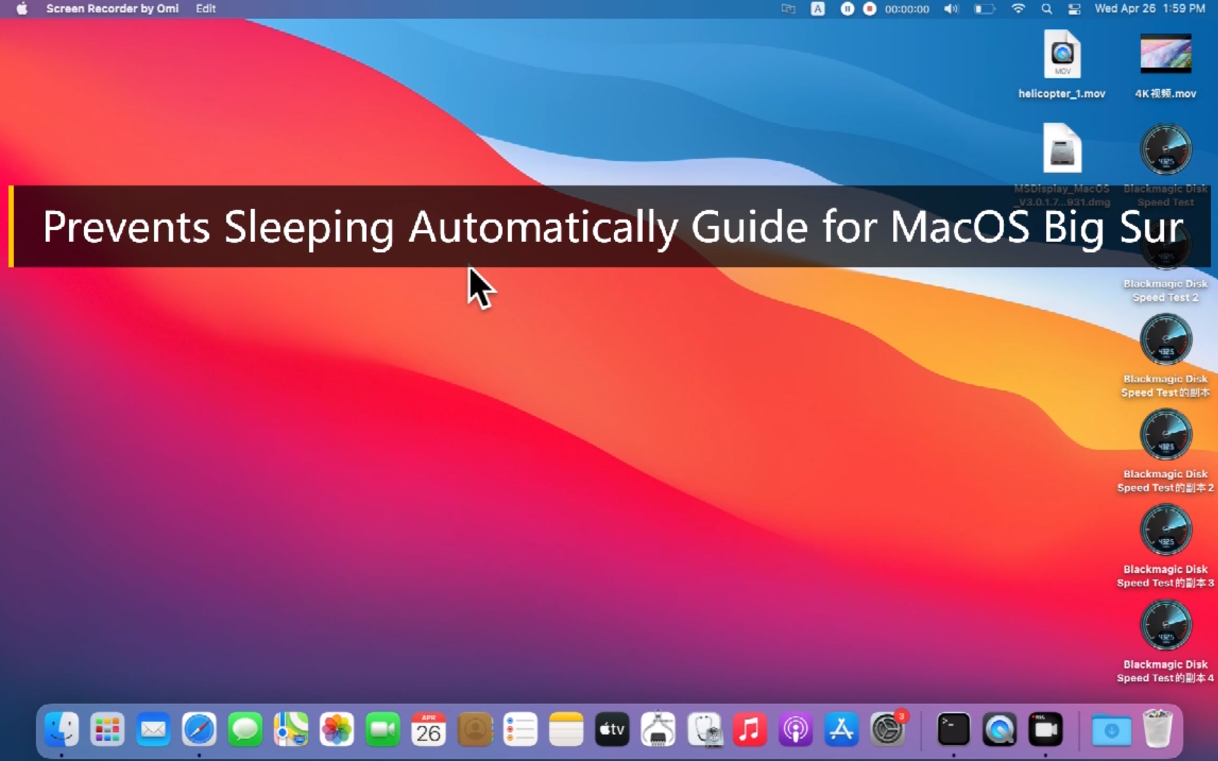Steps To Prevent Your Mac From Sleeping Automatically for MacOS Big Sur