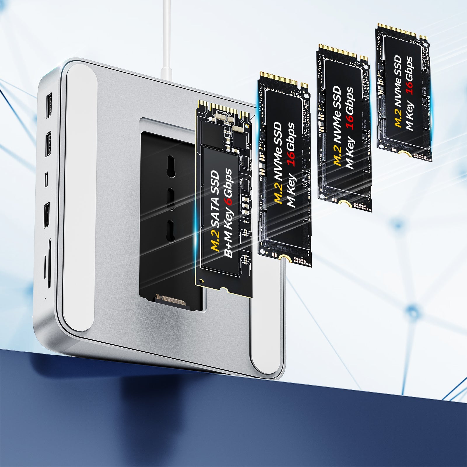 Steps to initialize SSD in iMac docking station.