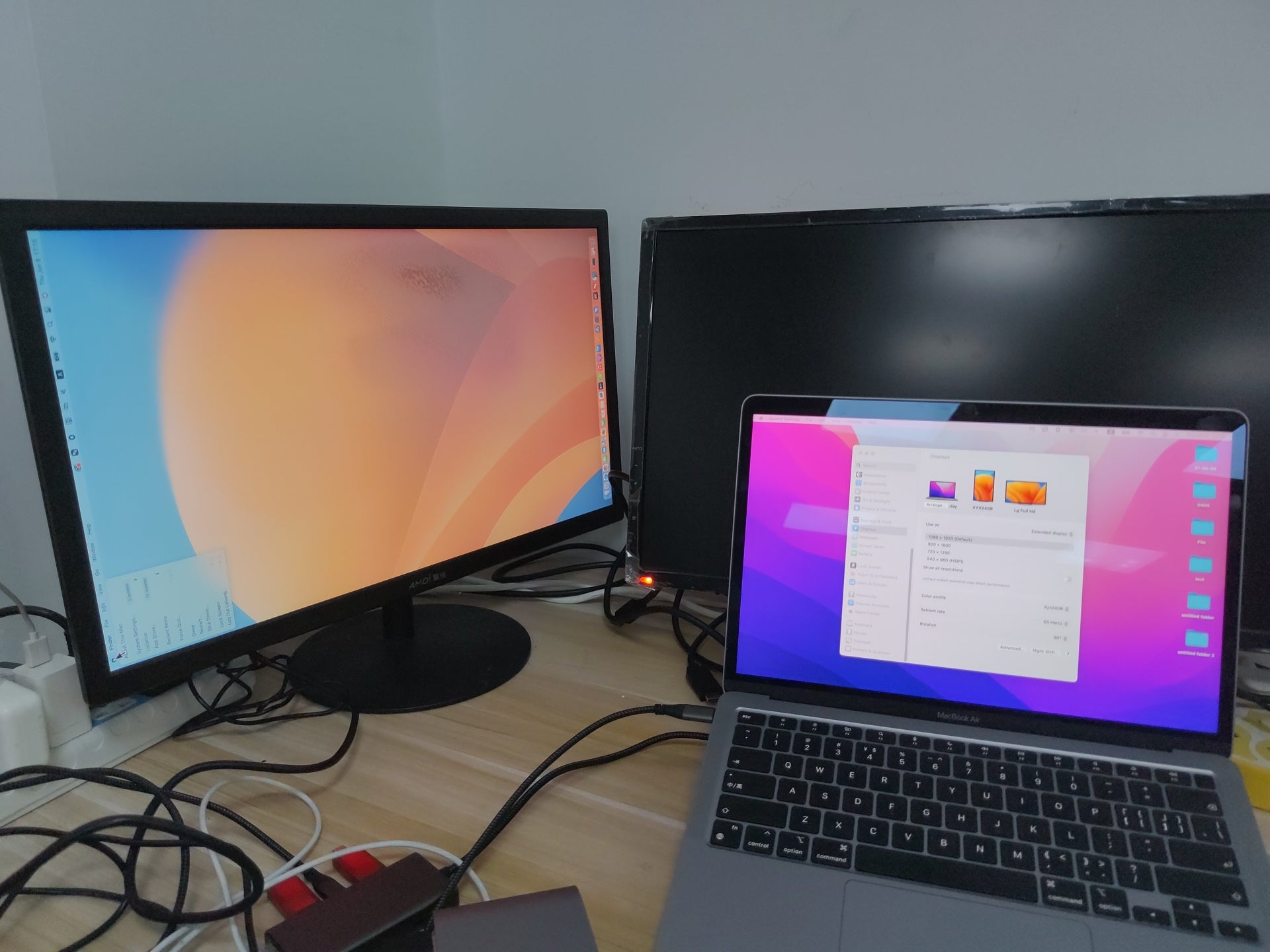 How to rotate a monitor on a Mac after it is connected to our Displaylink DS808