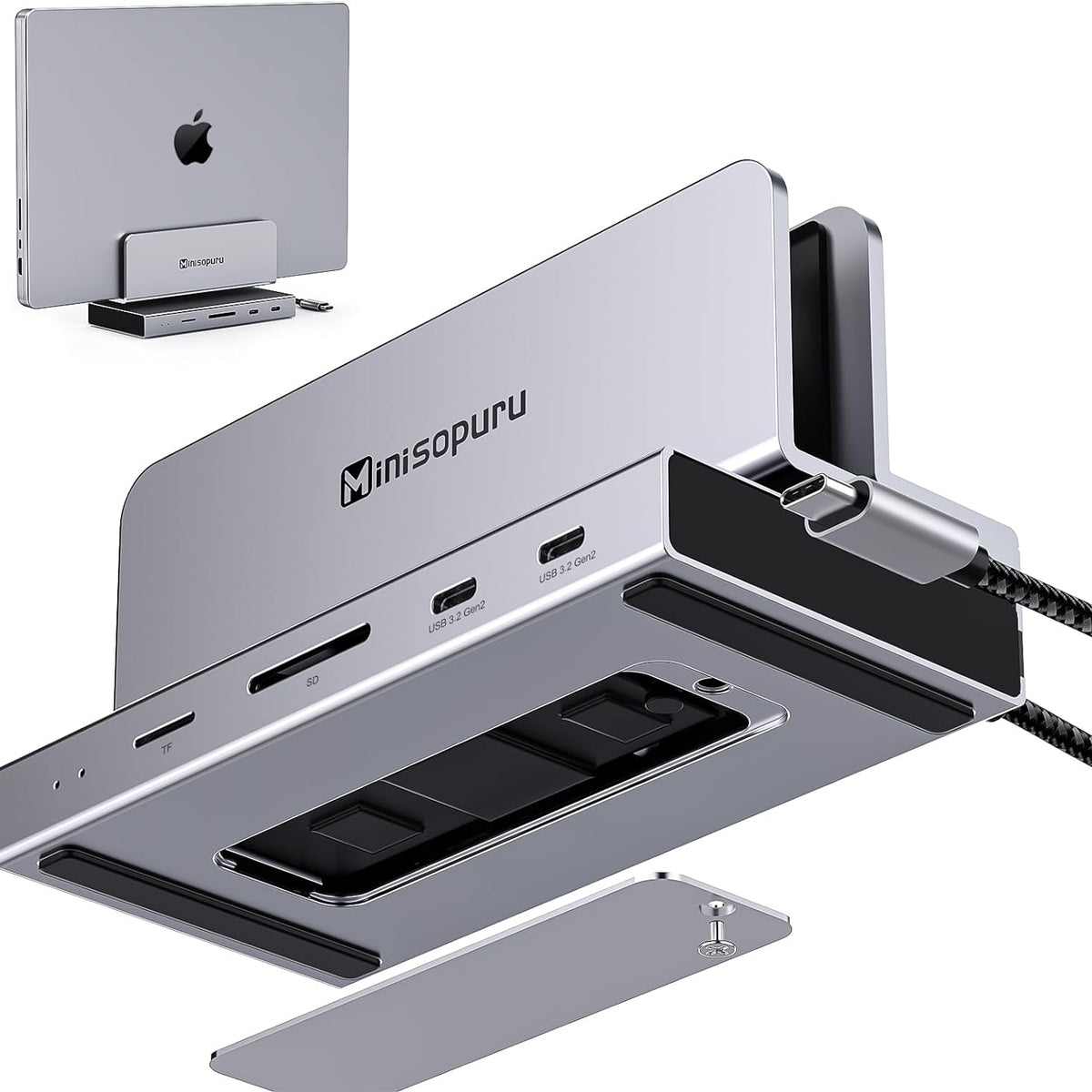 Minisopuru MD801M ラップトップスタンド　ドッキングステーション 6391ace427ade714b70fb966024ae8