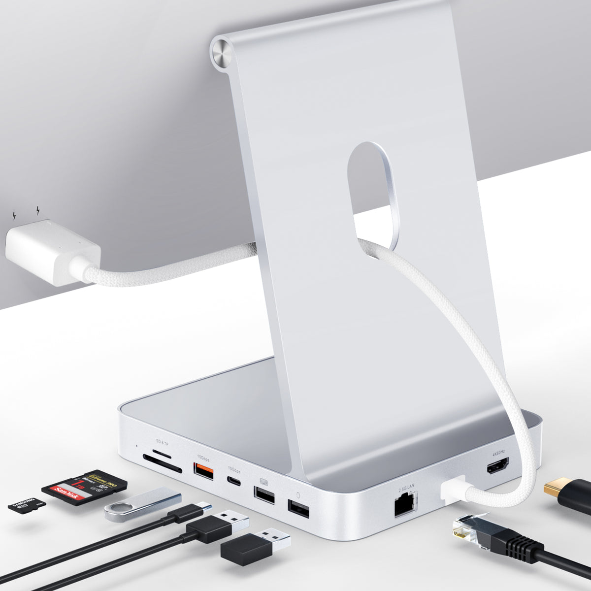 Minisopuru iExpandMate™ iMac Dock for iMac M1/M3/M4 | DS802-PRO-S