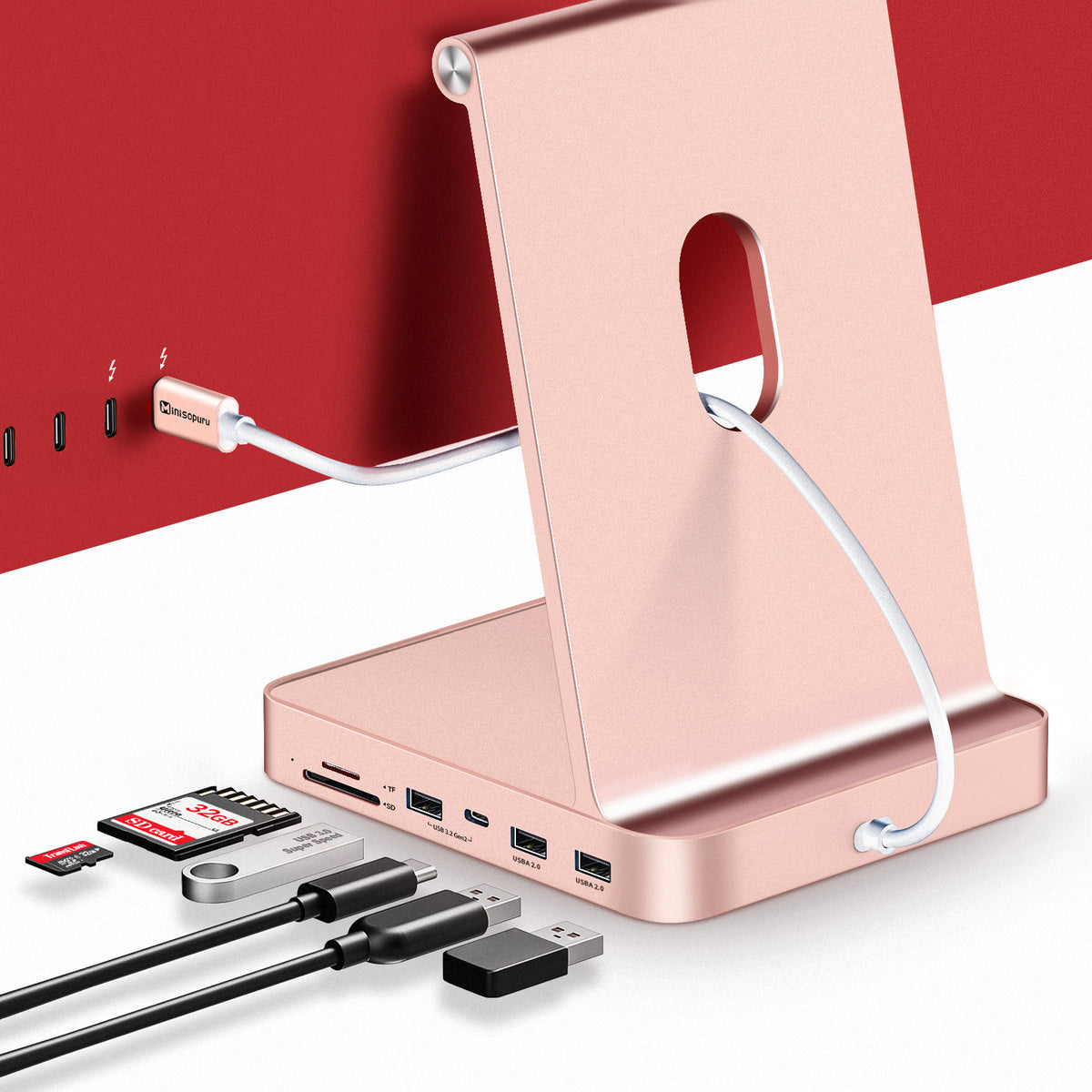 未開封　Minisopuru iExpandMate DS802PRO iMac Minisopuru iExpandMate™ iMac Dock for iMac M1/M3/M4 | DS802