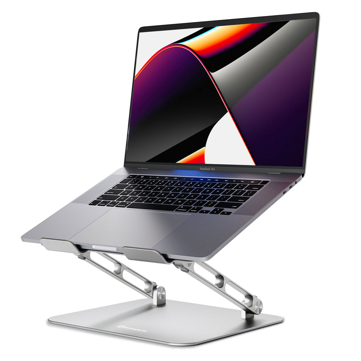 Minisopuru Adjustable Laptop Stand, Foldable Laptop Riser, Aluminum Portable Laptop Stand | MTH801