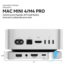 Minisopuru iExpandMate™ Mac Mini Hub & Stand with SSD Enclosure for Mac Mini M4/M4 Pro | MINI4PRO