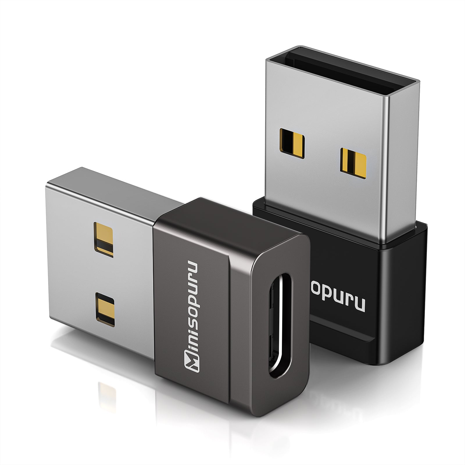 Minisopuru USB to USB C Adapter to Male Charger Converter|MAC802