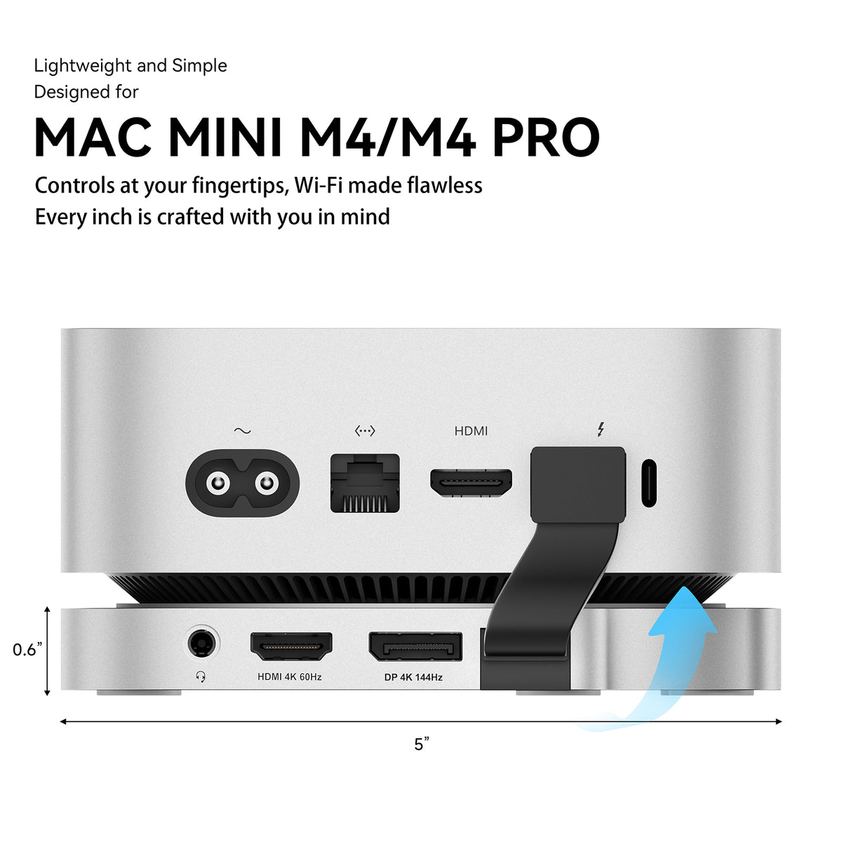 Minisopuru iExpandMate™ Mac Mini Hub & Stand with SSD Enclosure for Mac Mini M4/M4 Pro | MINI4MAX