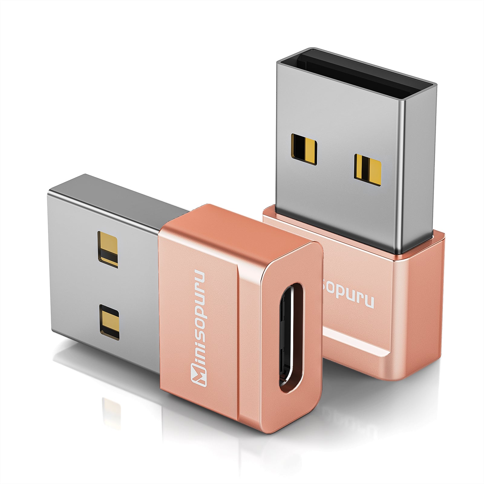 Minisopuru USB to USB C Adapter to Male Charger Converter|MAC802