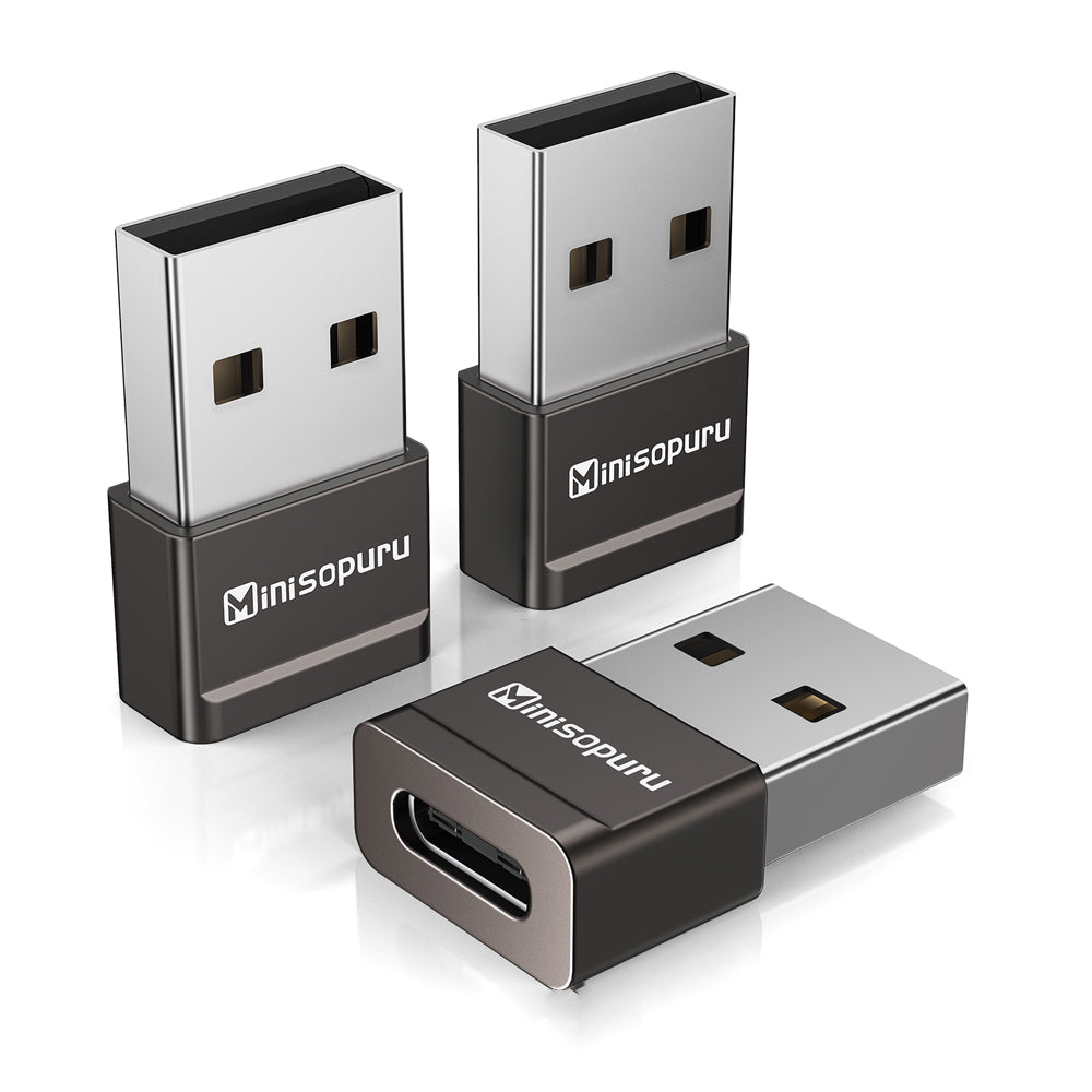 Minisopuru USB to USB C Adapter to Male Charger Converter|MAC802