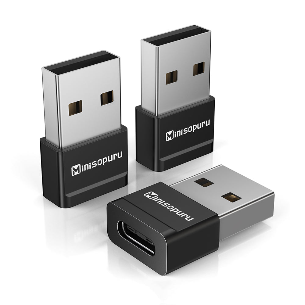 Minisopuru USB to USB C Adapter to Male Charger Converter|MAC802