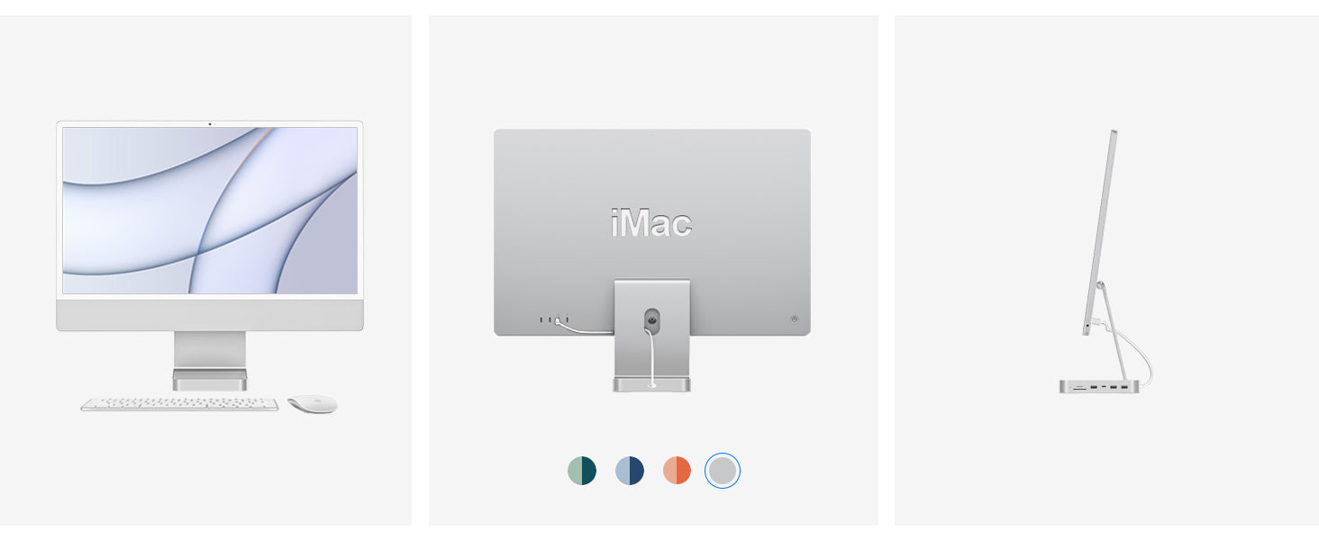 USB C Hub for iMac 24 inch 2021/2023, Minisopuru iMac USB Hub Support M.2  NVMe SSD, iMac Accessories for iMac M1/M3, iMac USB Adapter with USB C