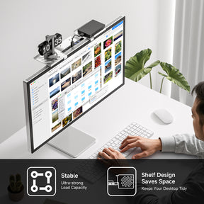 Minisopuru All Aluminum Mac mini M4 Dock Under Desk and Wall Mount | MINI4Ultra