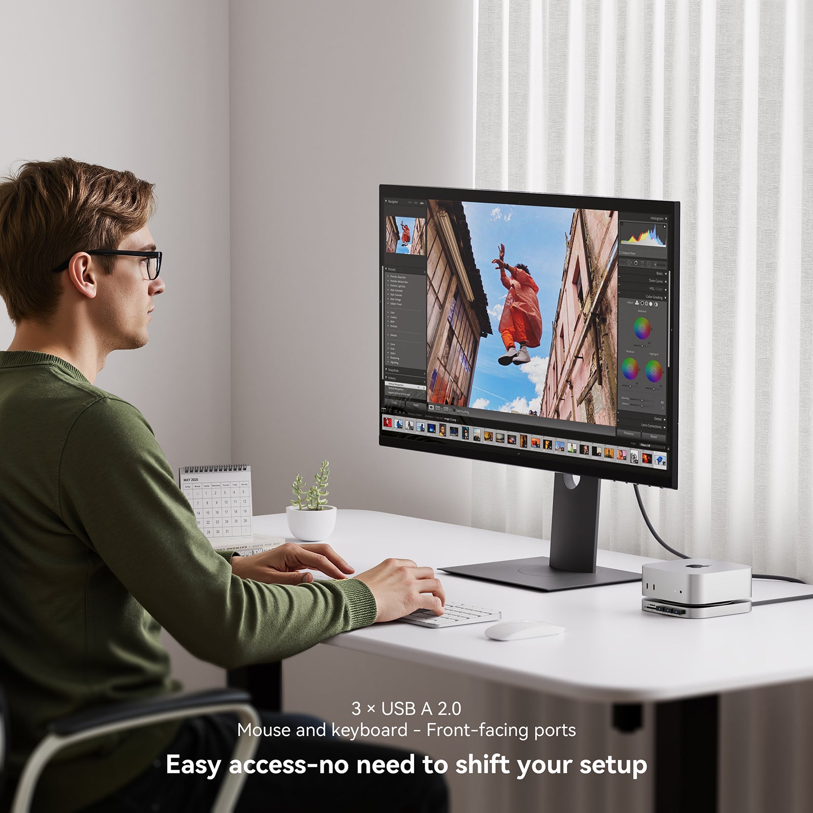Minisopuru iExpandMate™ Mac Mini Hub & Stand with SSD Enclosure for Mac Mini M4/M4 Pro | MINI4MAX