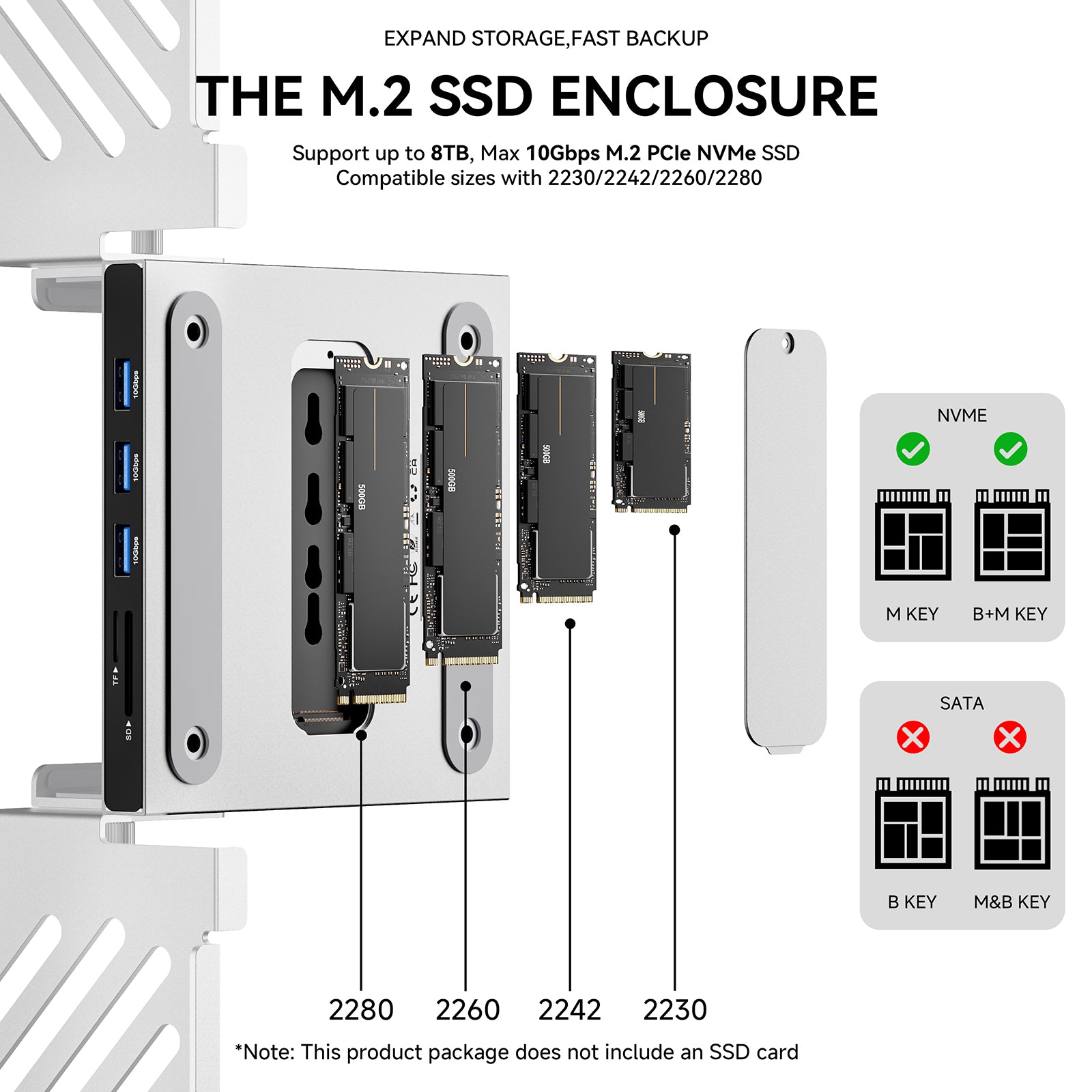 Minisopuru All Aluminum Mac mini M4 Dock Under Desk and Wall Mount | MINI4Ultra