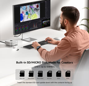 Minisopuru iExpandMate™ Mac Mini Hub & Stand with SSD Enclosure for Mac Mini M4/M4 Pro | MINI4MAX