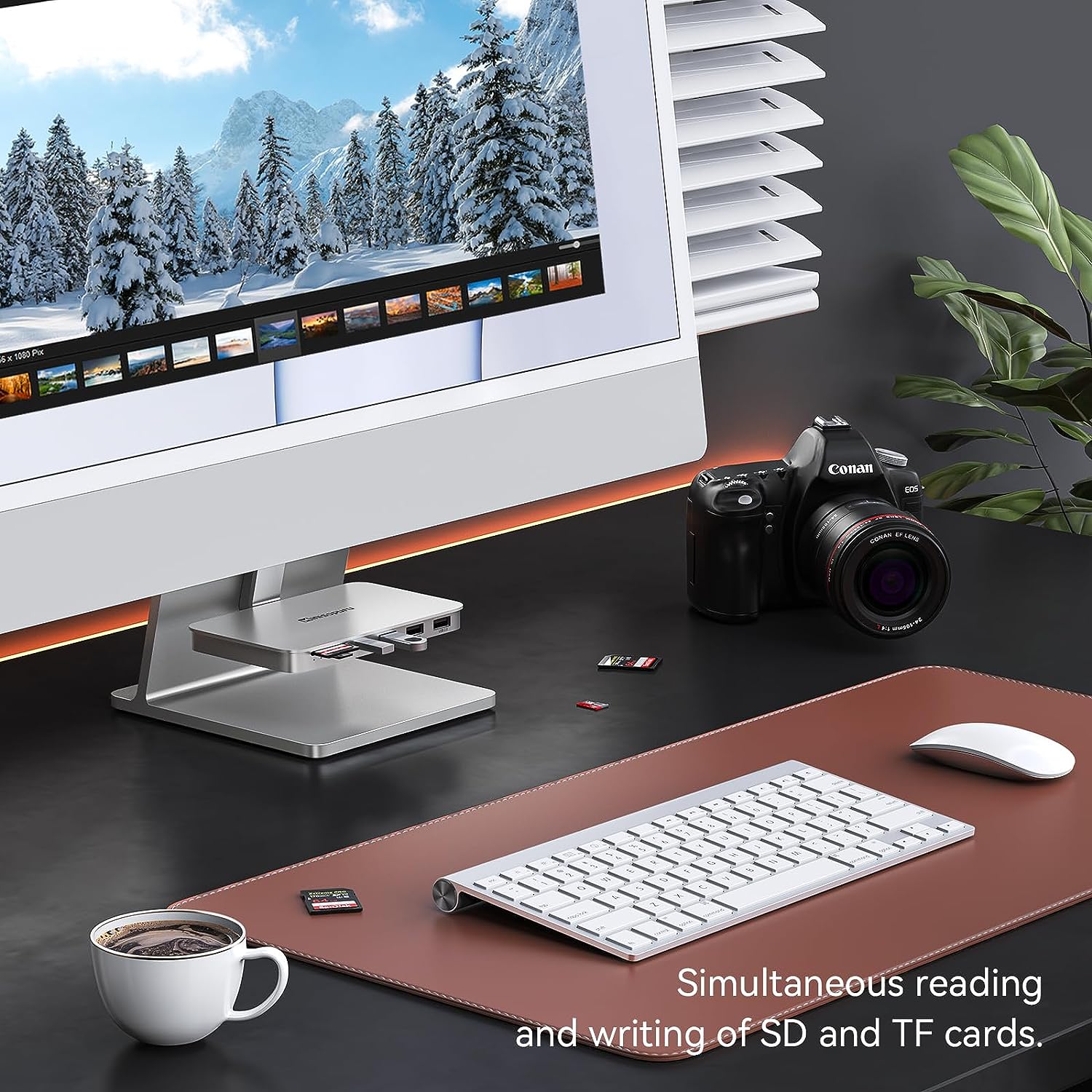 Minisopuru 7 in 1 iMac USB Hub Support for Mac M3|MH802B-S