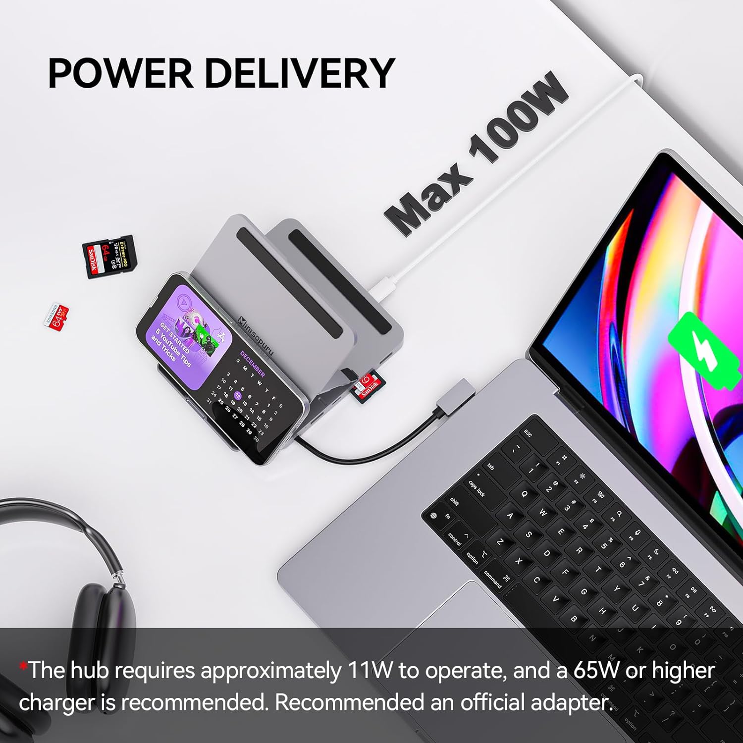 MAX 100W POWER DELIVERY