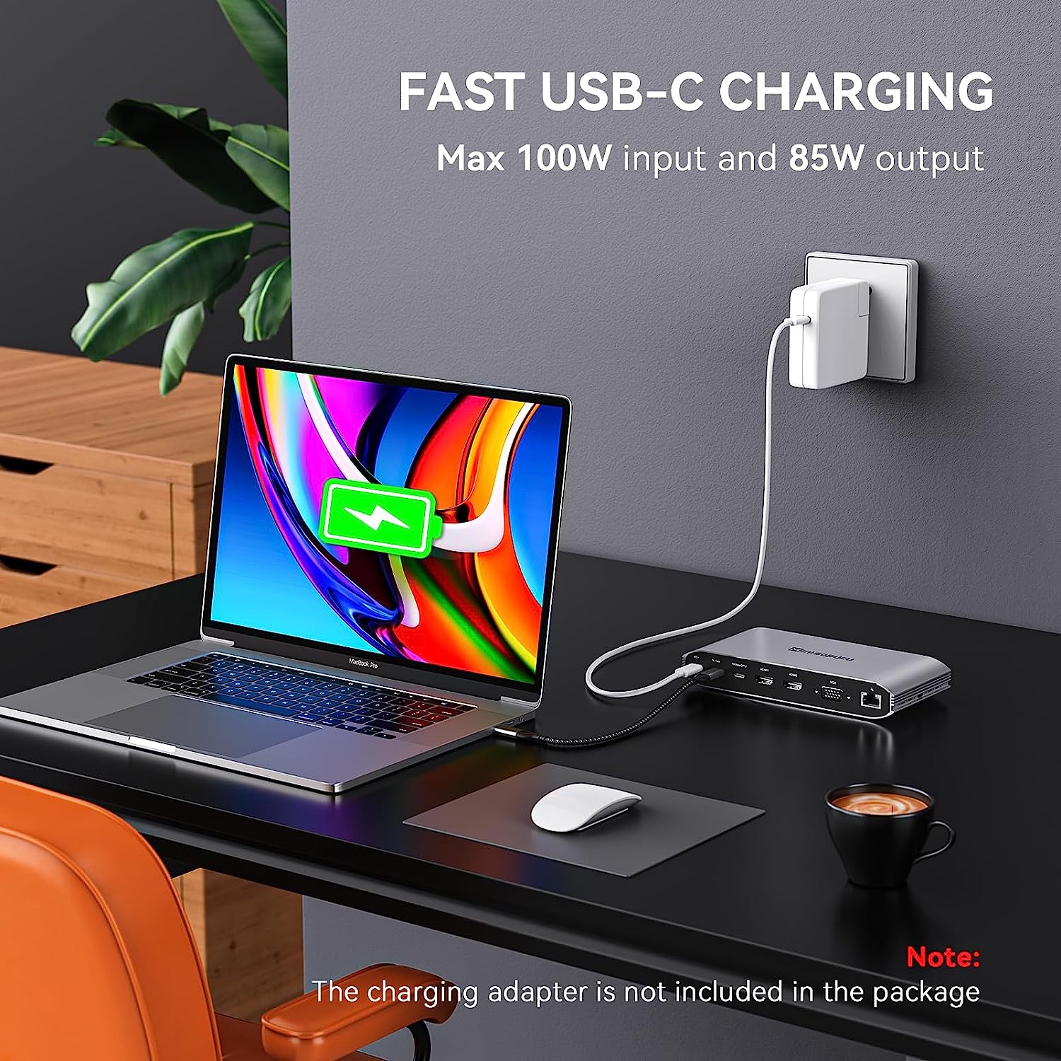 Minisopuru Laptop Docking Station with USB C Monitor 15 in 1 USB C Docking Station