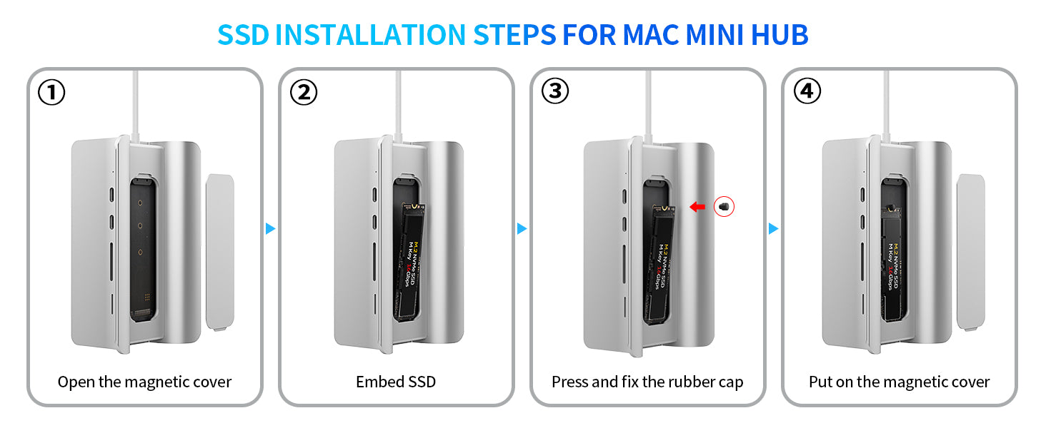Mac mini Vertical Docking Station from Magfit 