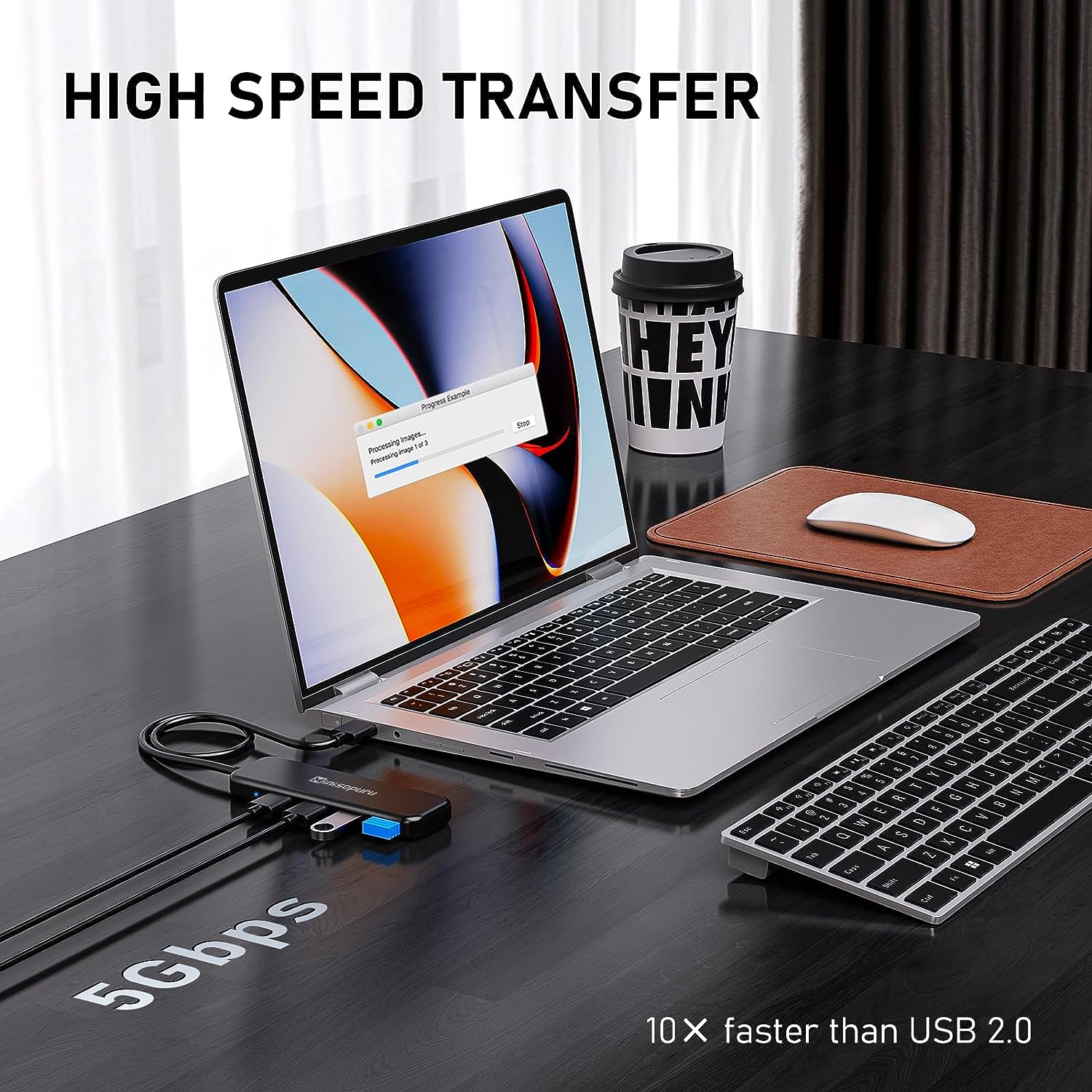 Minisopuru 4 Port USB 3.0 Hub, Minisopuru USB Splitter|MH890A