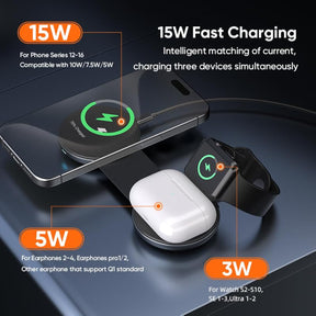 3 in 1 MagSafe Wireless Charging Station |MYW11