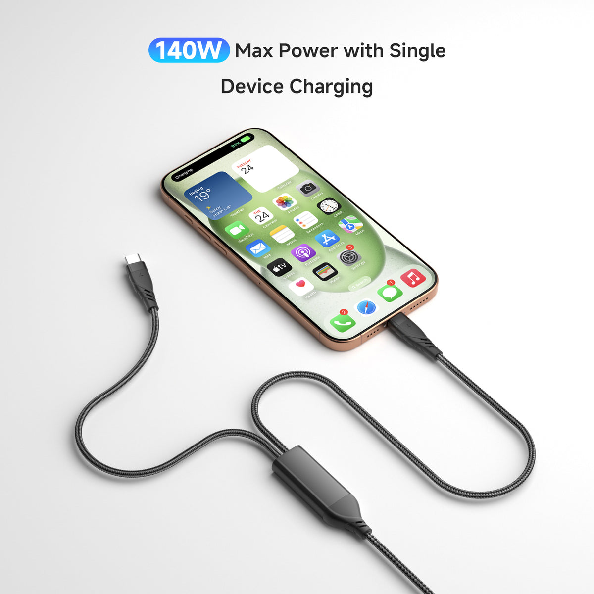 2-in-1 140W PD Fast Charging 4ft |MX2552