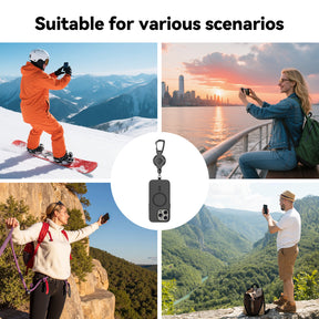 Retractable Keychain Heavy Duty With Phone clip 2pcs  |GFRK01