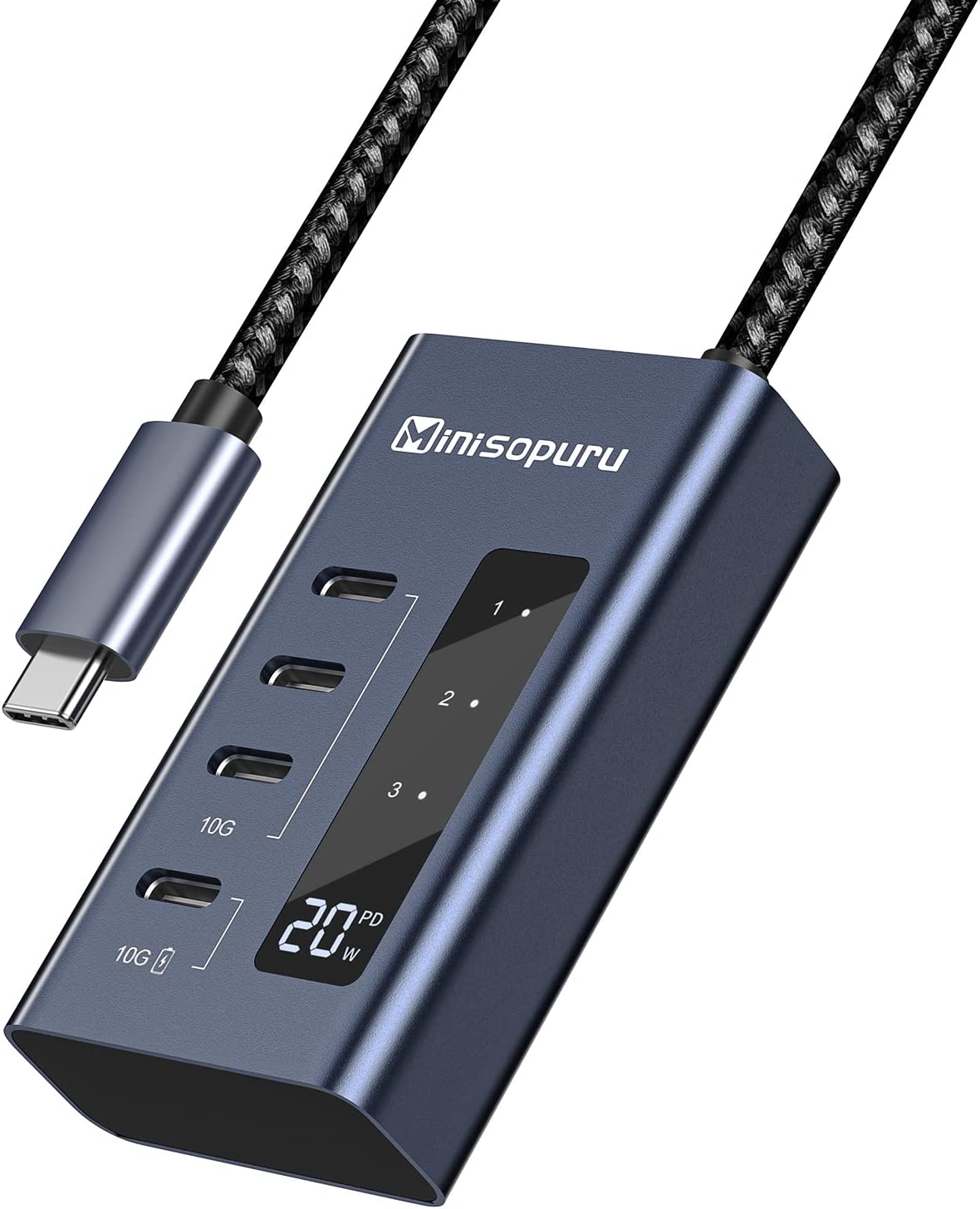 minisopuru 4 port usb c hub