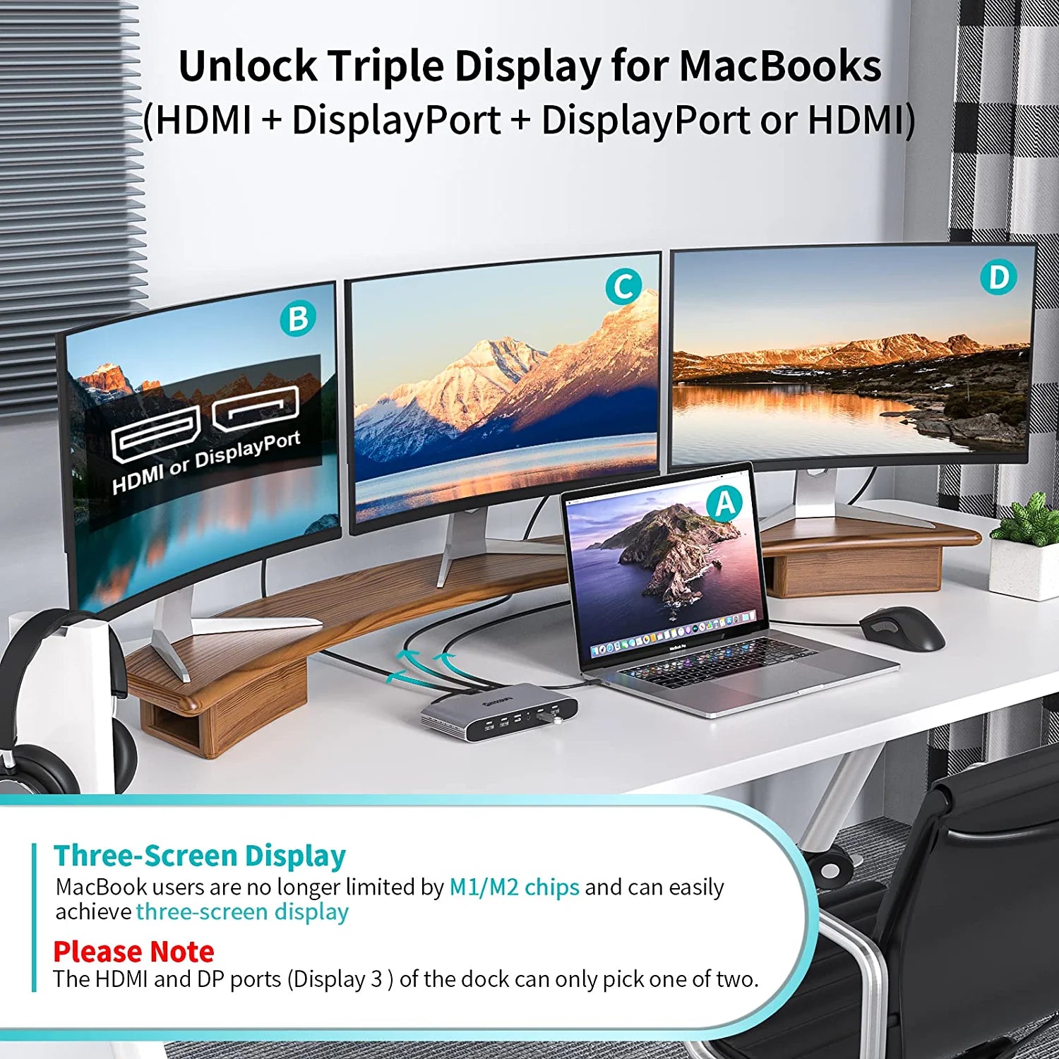triple display for macbook